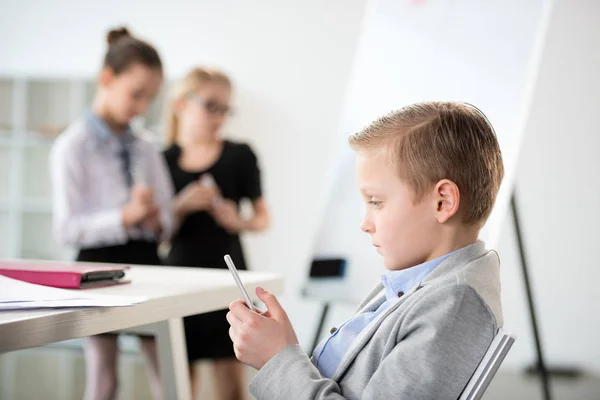 Little boy in formal clothes — Stock Photo