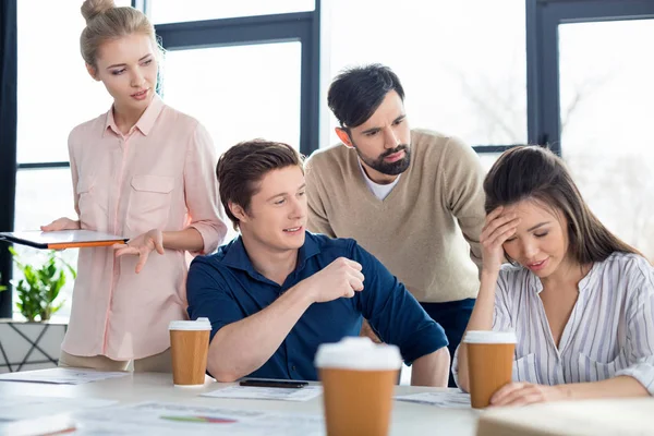 Business people on meeting — Stock Photo