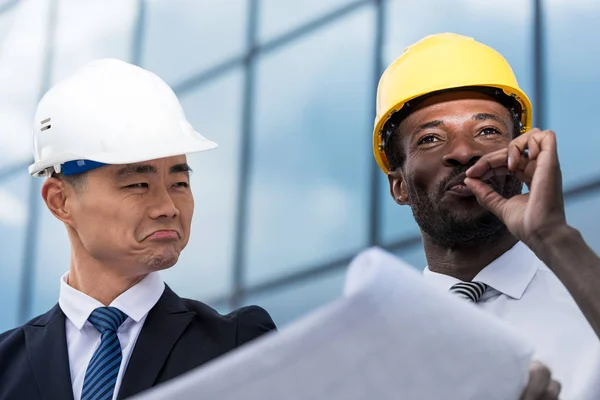 Professional architects working — Stock Photo