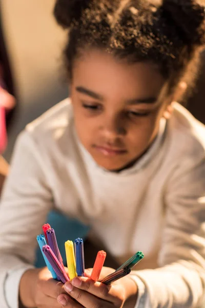 Menina desenho — Fotografia de Stock