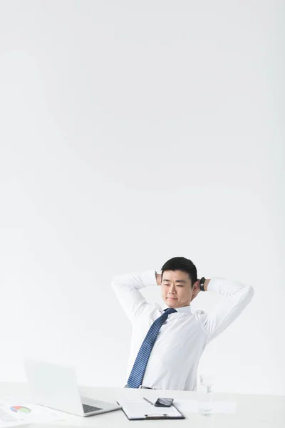 Hombre de negocios asiático - foto de stock