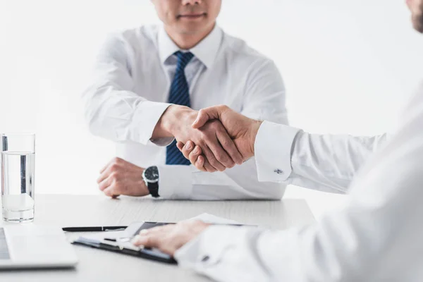 Business people handshake — Stock Photo