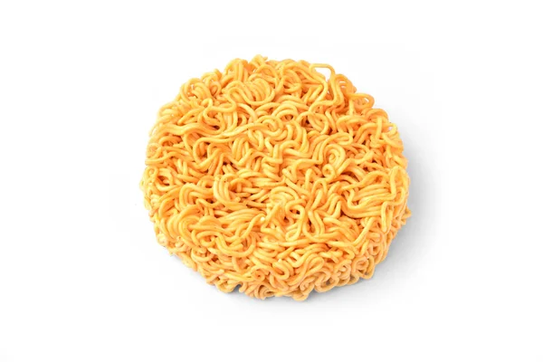 Η στιγμιαία noodles που απομονώνονται σε λευκό φόντο — Φωτογραφία Αρχείου