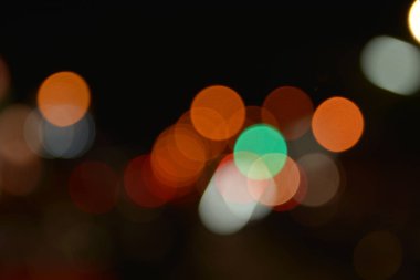 glitter bokeh ışıklar bokeh ile koyu arka plan defocused.