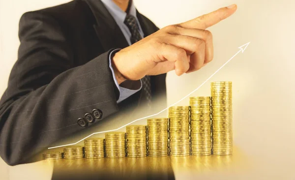 Çift pozlama hisse senedi mali endeksi ve iş adamı. Finansal hisse senedi piyasasında muhasebe piyasa ekonomisi analizi.