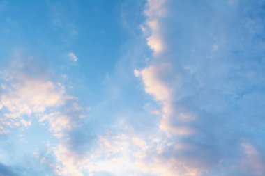 Cloud, temiz enerji güç, açık havada arka plan mavi gökyüzü