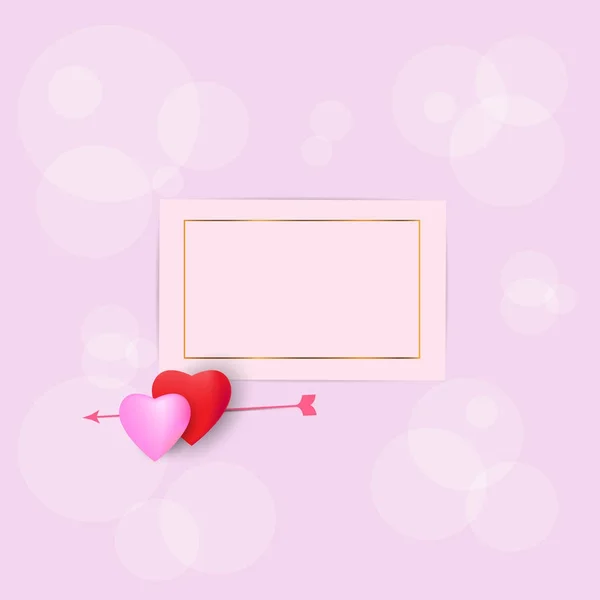 Vector voor hearts Valentines day. Valentine's dag abstract. Vectorillustratie. — Stockvector