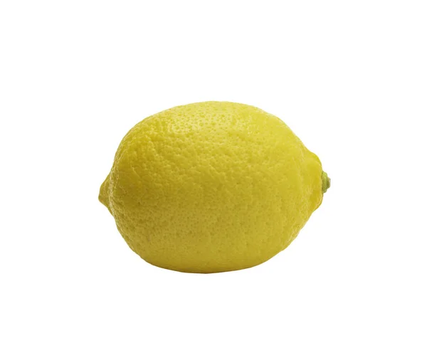 Limón Fresco Aislado Sobre Fondo Blanco Alimentación Concepto Saludable — Foto de Stock