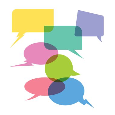 Konuşma baloncuklarının taşıyıcısı. Boş konuşma kabarcıkları