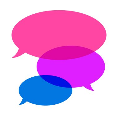 Konuşma baloncuklarının taşıyıcısı. Boş konuşma kabarcıkları