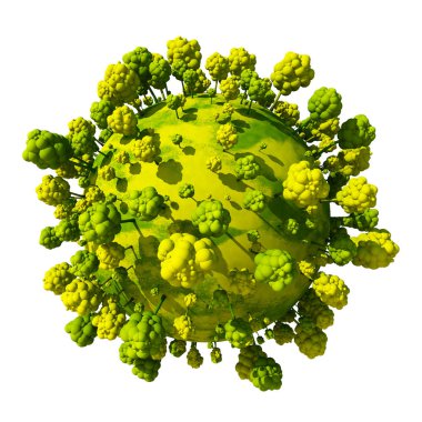 Gezegen 3d çizgi film