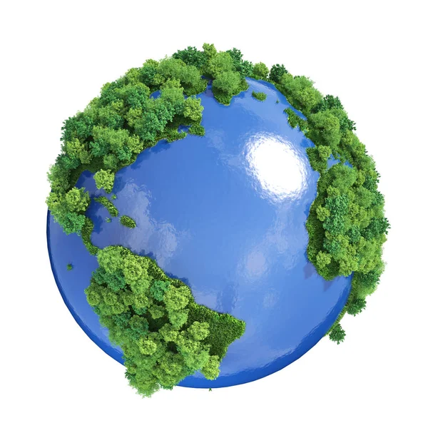 Green Planet Earth — Stock Photo, Image