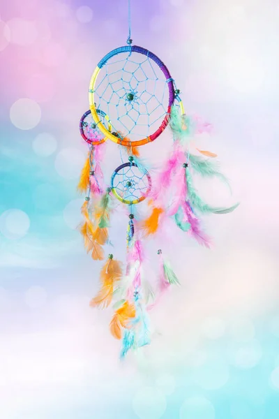 Dream catcher and abstract background — Stock Photo, Image