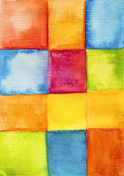 Färgglada abstrakt akvarell bakgrund — Stockfoto