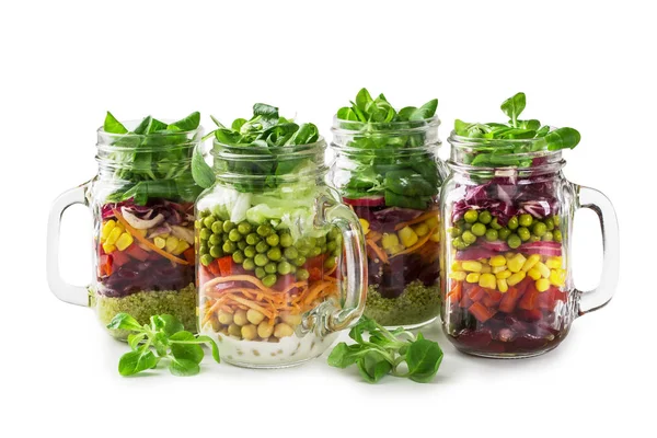 Domácí zeleninový salát — Stock fotografie