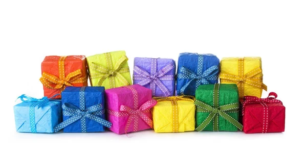 다채 로운 선물 상자 — 스톡 사진