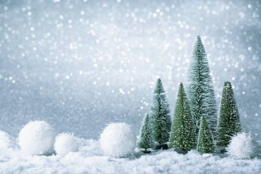 Bir ışıltı arka plan christmas dekorasyon