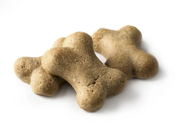 Biscuit pour chien en forme d'os — Photo