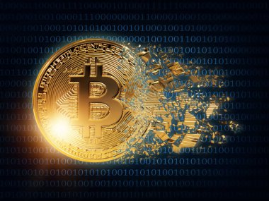 Splited altın bitcoin