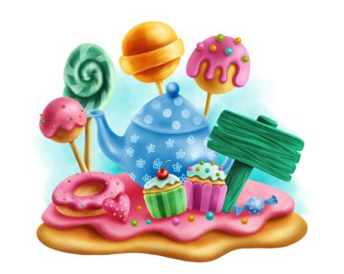 Çay partisi için sihirli tatlılar