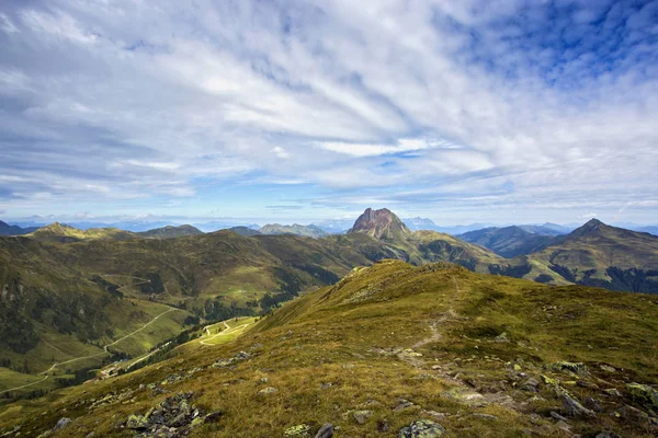 Wildkogel Panorama Path in High Tauern — Stock fotografie