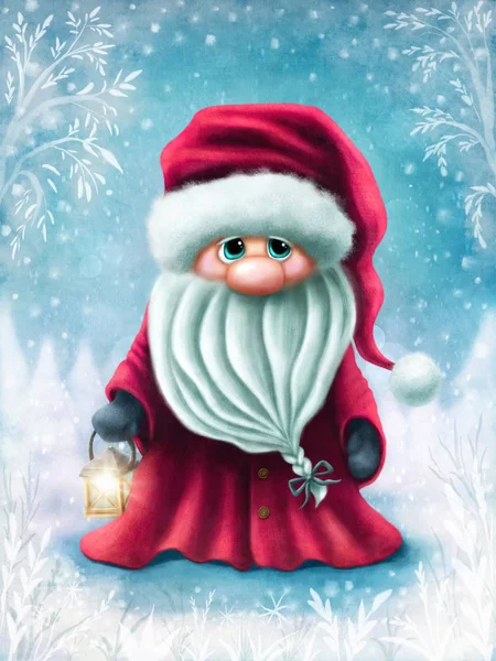 Little cute santa — Stock Photo, Image