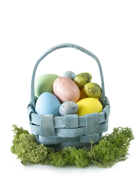 Coloridos huevos de Pascua — Foto de Stock