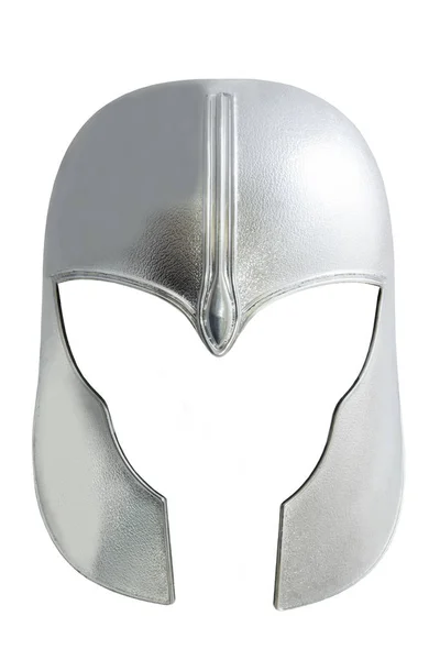 Блестящий рыцарский шлем — стоковое фото