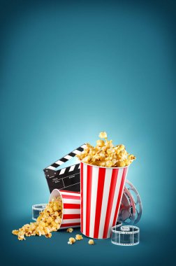 Olağandışı sinema kavramı 3d çizim