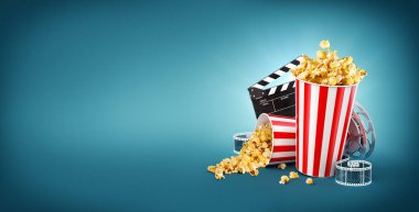 Olağandışı sinema kavramı 3d çizim