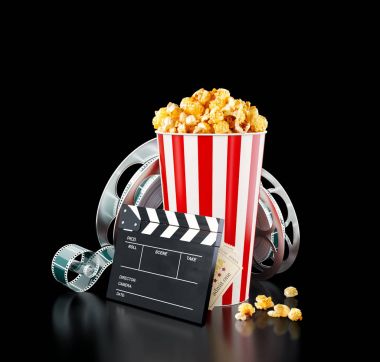 Olağandışı sinema kavramı 3d çizim