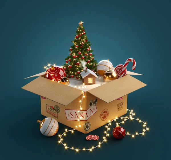 Açılan hediye kutusu 