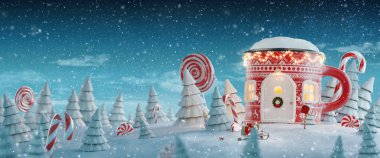 İnanılmaz bir Noel kupası.