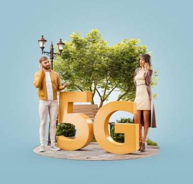 5G ağ kablosuz sistemleri.
