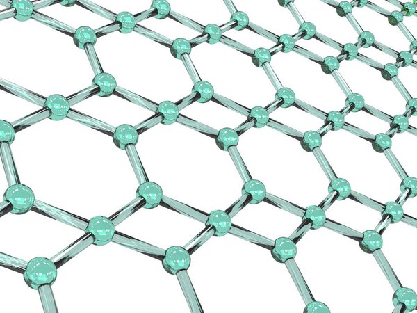 Абстрактные зеленые молекулы фона. 3d иллюстрация
.