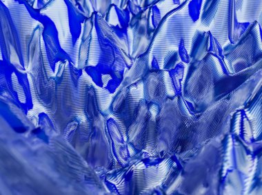 Soyut teknoloji renkli mavi arka plan poly mesh oluşur. 3D çizim.