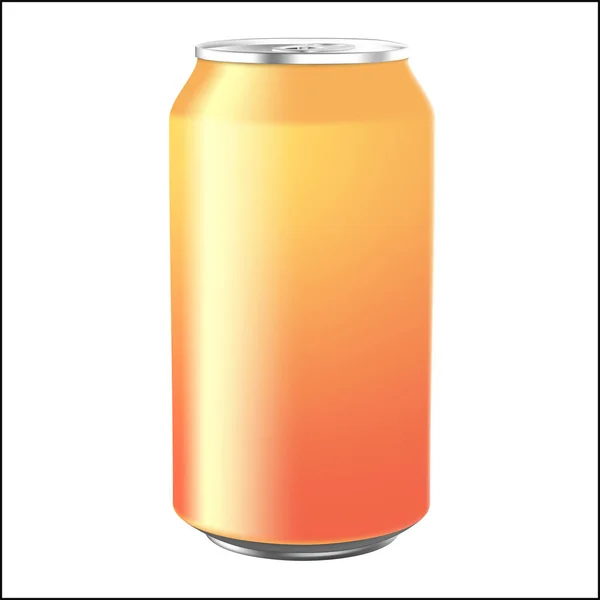 Soda può isolato su sfondo bianco — Vettoriale Stock