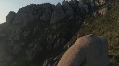 Sou Demerdzhi Kırım 'daki hava manzaralı vadi