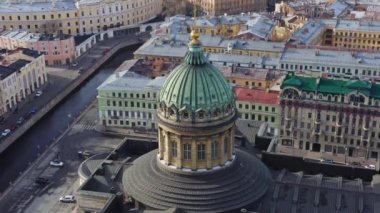 St. Petersburg Kazan Katedrali, hava manzaralı.