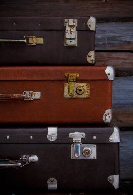 Her diğer Vintage bavul farklı boyut ve renkleri vardır