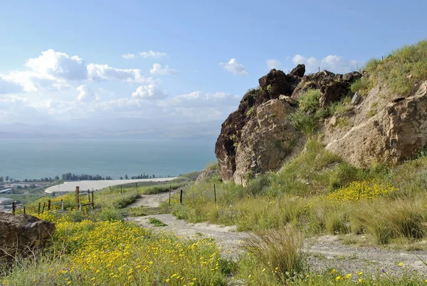 Mar de Galilea, Altos del Golán, Israel —  Fotos de Stock