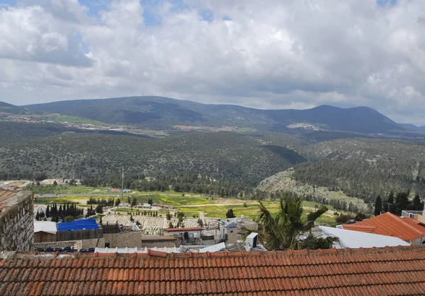 Vista de Tzfat (Safed). Alta Galileia . — Fotografia de Stock