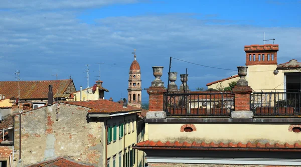 Panorama Pięknego Miasta Arezzo Toskania Włochy — Zdjęcie stockowe