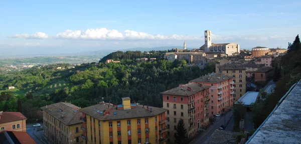 Vista Panoramica Perugia Umbria Italia — Foto Stock