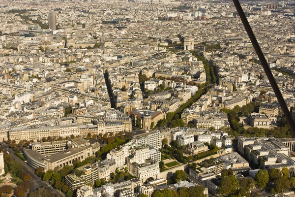 Vista Torre Eiffel Outono Belo Dia Paris França — Fotografia de Stock