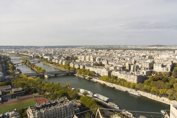 Vista Torre Eiffel Outono Belo Dia Paris França — Fotografia de Stock