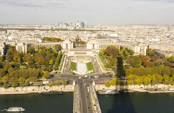 Vista Torre Eiffel Outono Belo Dia Paris França — Fotografia de Stock