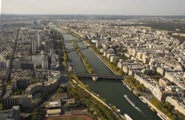 Vista Torre Eiffel Outono Belo Dia Paris França — Fotografia de Stock