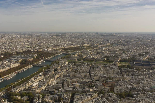 Vista Torre Eiffel Outono Belo Dia Paris França — Fotografia de Stock