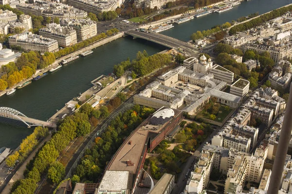 Vista Torre Eiffel Outono Belo Dia Paris França — Fotografia de Stock